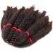 SEGO 11 Inch Afro Kinky Bulk Hair Braiding Curly Synthetic Hair Extensions For Braiding Afro Twist Hairpiece Black & Dark Auburn  - Buy Online on GoSupps.com