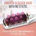 Ionic Hair Straightener Brush - Fast Heating, Anti-Scald Design, Adjustable Temperature - Lily England - Buy Online on GoSupps.com