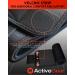 ActiveGear Waist Trimmer Belt - Red Medium | Slim Body Sweat Wrap for Stomach and Back Lumbar Support - Buy Online on GoSupps.com