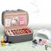 BAFASO Nail Polish Organizer & Lamp Carrying Case - Holds 40 Bottles - Gray (BAG ONLY) - Buy Online on GoSupps.com