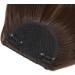 Medium Brown Clip In Bangs Hair Extensions - Thick Straight Neat Front Bangs Fringe for Women - Buy Online on GoSupps.com