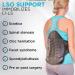 Adjustable Lumbar Decompression Back Brace for Disc & Muscle Injury Recovery - Large Size - Buy Online on GoSupps.com