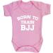 Hippowarehouse Born to train bjj baby vest bodysuit (short sleeve) boys girls