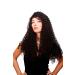 WIG ME UP - ladies wig long dark brown kinks elaborate curls Caribbean style Caribbean Latin BA-1-4