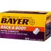 Bayer Back & Body Extra Strength Aspirin 500mg Coated Tablets with Caffeine - 100 Count for Fast Pain Relief - Buy Online on GoSupps.com