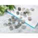 Smoky Quartz Rectangle Gemstone Runes - 25 pcs Elder Futhark Alphabet Engraved Set for Crystal Divination and Chakra Healing | Reiki Runes with Pouch - 20-25mm - Buy Online on GoSupps.com