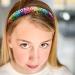 FROG SAC 5 Metallic Non Slip Headbands for Girls - Cute Adjustable Hair Accessories for Kids - Stars Zebra Cheetah Hearts Waves - Fashion Head Bands - Buy Online on GoSupps.com