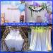 10x10 White Backdrop Curtain for Parties & Weddings - Wrinkle Free Photo Backdrop for Baby Showers - 5ft x 10ft (2 Panels) - Buy Online on GoSupps.com