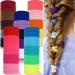 100PCS Hair Ties for Women Thin Hair No Crease Elastic Hair Ties 4CM Seamless Nylon Hair Bands Ponytail Holders Hair Ties for Girls Toddlers Kids and Children