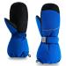 Thxtom's children ski gloves F ustlinge |Winter gloves -15 windproof waterproof warm |Oxford thickens cold weather |Outdoor Sports Snowboard Skiing |Boy and girls for 3-14 years XXS (7-10 years old) blue