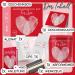 Couples Handprint Set with Gift Box - Larella Plaster Print for Anniversary - Unique Partner Gift (Love Red) - Buy Online on GoSupps.com