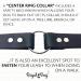 Regal Dog Waterproof Collar for All Sizes - Halfband Design for Small Medium & Large Dogs (Black) - Perfect for Puppies & Adult Dogs - Buy Online on GoSupps.com