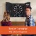 Fat Cat Mercury Electronic Dartboard with Cabinet Doors, Scoreboard, Dart Storage, Dual Display - Compact Target Face for Fast Play - Buy Online on GoSupps.com