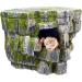 ZILLA Vertical D cor Rock Cave 8.75 x 5.875 x 7.25 Grey Vertical Rock Cave Hideout - Buy Online on GoSupps.com