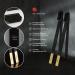Apriori Eco-Friendly Manual Toothbrush - Soft Bristles Ergonomic Design Travel-Friendly FDA & ISO Certified - Black Gold - Buy Online on GoSupps.com
