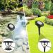NATPOW 5-in-1 Solar Pond Lighting - RGB Waterproof Underwater Lights for Pool Garden & Patio | IP68 Landscape Spotlights - Buy Online on GoSupps.com