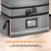 Zannaki Medicine Storage Bag with Combination Lock | Double Layer Pill Organizer | Secure Zippered Locking Box for Prescriptions Vitamins & Supplements - Grey - Buy Online on GoSupps.com
