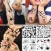Halloween Temporary Tattoos Kit - 236+ PCS, Zombie Makeup, 3D Bats, Spider Web, Witch, Black Ghost, Pumpkin Face, Fake Scar Tattoo Stickers for Kids and Adults - Buy Online on GoSupps.com