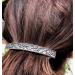 Lily Hair Clip: Extra Large Hand Crafted Metal Barrette - Made in the USA with 100mm French Clip - Buy Online on GoSupps.com