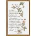 Janlynn Counted Cross Stitch Kit, The Lord's Prayer, Blue