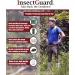 $averPak BodyForge InsectGuard Repellent Bandanna - Permethrin Treated Paisley Headband Scarf for Mosquitoes, Flies, Ticks - Black/White - Buy Online on GoSupps.com