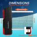 Comesee Retractable Ping Pong Net - Table Tennis Nets and Posts Replacement in Black - Buy Online on GoSupps.com