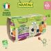 Bl dina - Les Recoltes Bio - Small baby jars - Ripe apples - Organic and simple recipe - From 6 months - 24 jars of 130g - Buy Online on GoSupps.com