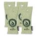 Bluefox i air freshen 4er set 75g with bamboo activated carbon for shoes I filter air purifier bags i welding smell removal from sports shoes i Sustainable dehumidifier smell remover green 75 g - 4 pieces