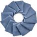 Cleanbear Soft Washcloths for Sensitive Skin - 100% Cotton Face and Body Cloths - Large Adult Washcloth Set - 12 Pack - Grayish-blue Color - Buy Online on GoSupps.com