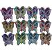 Qingxi Charm 24pcs Assorted Colors Sequin Butterfly Embroidered Patches - DIY Craft Applique for Clothes, Hats, Shoes - Sew on/Iron on - Buy Online on GoSupps.com