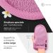 Fabcare Premium Peeling Glove & Sponge Set | Exfoliating Body & Face Scrub - 2 Pink Pieces with Suction Cups & eBook - Dermatest Rated Very Good - Buy Online on GoSupps.com
