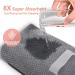 Microfiber Hair Towel Wrap 2 Pack - Large Drying Towel for Curly Long Hair - Anti-Frizz Turban Towels for Wet Hair - Gray/Pink - Buy Online on GoSupps.com