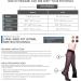Truform Sheer Compression Stockings for Women - 15-20 mmHg Knee High Dot Pattern Nude Medium - Pack of 2 | International Shipping Available - Buy Online on GoSupps.com