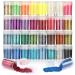 Royouzi 32 colors Glitzer 32 x 8g (256g) Festival Glitzer Face for nails make -up hair party diy craft decoration glitter set.