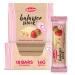 Multaben Balance Snack Strawberry-Vanilla Energy Leaving Energy Bar with antioxidants and vitamins snack bar with vanilla earthbeer taste-18 x 38g strawberry vanilla