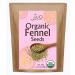 Jiva Organic Fennel Seeds 1.75 Pound Bulk Bag - Whole Seeds, Non Irradiated, Non-GMO (Foeniculum Vulgare), Raw