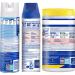 Lysol 4x80ct Canisters + 2+1 Crisp Linen & Lavender Disinfection Regime Bundle - Disinfectant Spray & Wipes - Buy Online on GoSupps.com