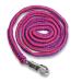 Lead rope horse tie rope for horses with stable panic hook length 2m many colors (red-purple)