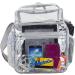 Eastsport Stadium Approved Clear Messenger Bag - 12 x 10 x 6 - Adjustable Crossbody Strap - Transparent Light Gray - Buy Online on GoSupps.com