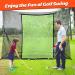 Golf Practice Net with Target | Easy Set Up Indoor/Outdoor Golf Training & Hitting Net - Buy Online on GoSupps.com