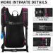 MIRACOL Hydration Backpack - 2L BPA Free Water Bladder, Lightweight Insulated Pack for Running, Hiking, Cycling - Men, Women, Kids - Rose - Buy Online on GoSupps.com