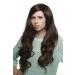 WIG ME UP - SA028-2T33 Wig dark brown mix long slightly wavy side parting