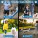 Premium 2m Adjustable Dog Leash - Reflective Weatherproof & Tearproof for Small to Large Dogs (15kg+) - Durable Paracord Design - Buy Online on GoSupps.com