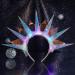 Fashband Light Up Headband LED Crown Hair Bands Flash Goddess Headband Luminous Glowing Laser Party Festival Hair Accessories for Women Blue One Size - Buy Online on GoSupps.com
