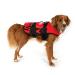 EzyDog Premium Doggy Flotation Device (DFD) - Adjustable Dog Life Jacket Preserver with Reflective Trim - Durable Grab Handle for Safety and Protection - 50% More Flotation Material (Large, Red) 1 Red Large