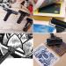 3 PCS Rubber Brayer Rollers  Vinyl Rubber Roller  Ink Painting Brayer  Glue Roller Tool for Printmaking  Ink Paint Block Stamping Brayers  Stamping Application 2.4 Inch  4 Inch  7.9 Inch (Black) - Buy Online on GoSupps.com