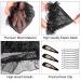KKTOCHVC Women Bun Dancer Hair Net (5pcs) - Black Lace Elastic Band Bun Cover - Buy Online on GoSupps.com