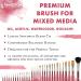 Princeton Velvetouch Series 3950 Petal Paint Brush - Ideal for Acrylic, Oil, and Watercolor - Buy Online on GoSupps.com