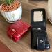 MIAO JIN 2PCS Lipstick Case with Mirror and Storage - Black and Red Leather Cosmetic Jewelry Case - Buy Online on GoSupps.com