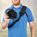 USA GEAR Camera Sling Shoulder Strap with Neoprene Safety Tether & Accessory Pocket - Compatible with Canon, Nikon, Sony DSLR & Mirrorless Cameras (Black) - Buy Online on GoSupps.com
